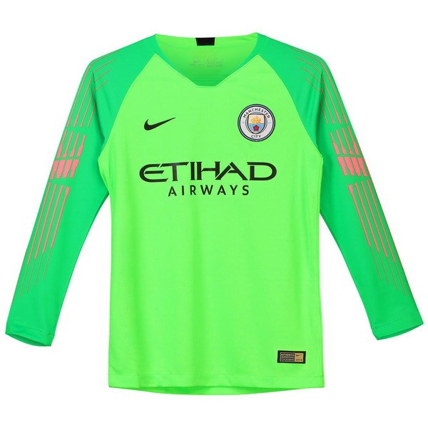 Camiseta Manchester City ML Portero 2018-2019 Verde